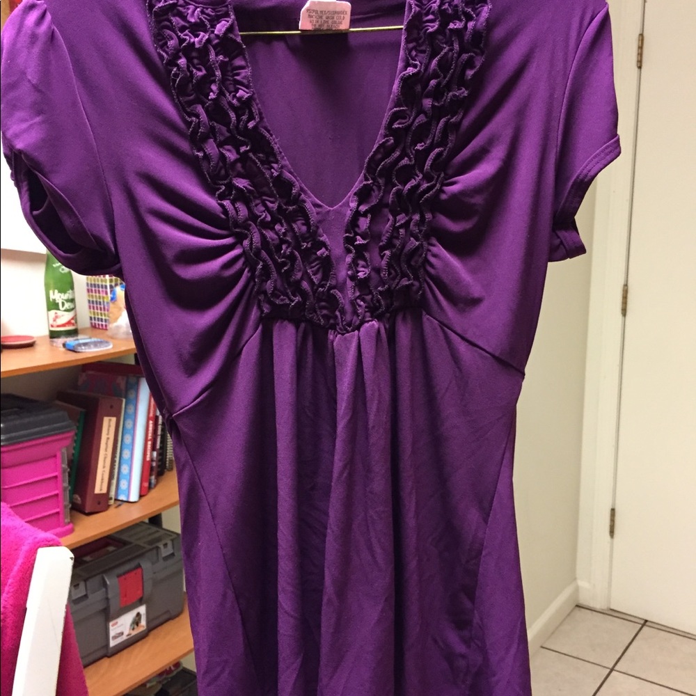Purple dress shirt